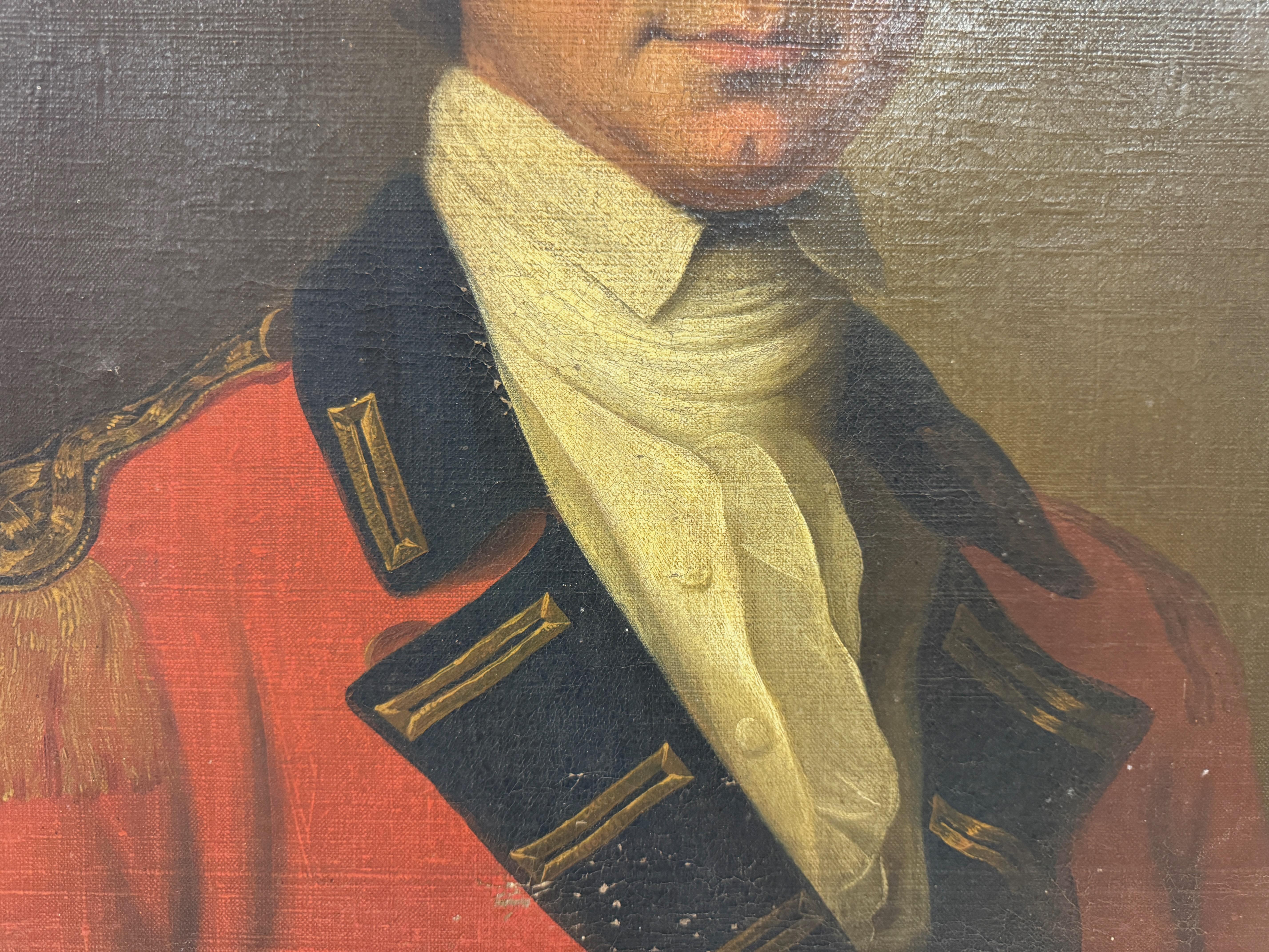 Portrait militaire du XVIIIe siècle du colonel William Flint 1731-1795 en vente 2