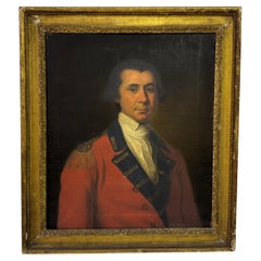 18th Century Military Portrait of Colonel William Flint 1731-1795