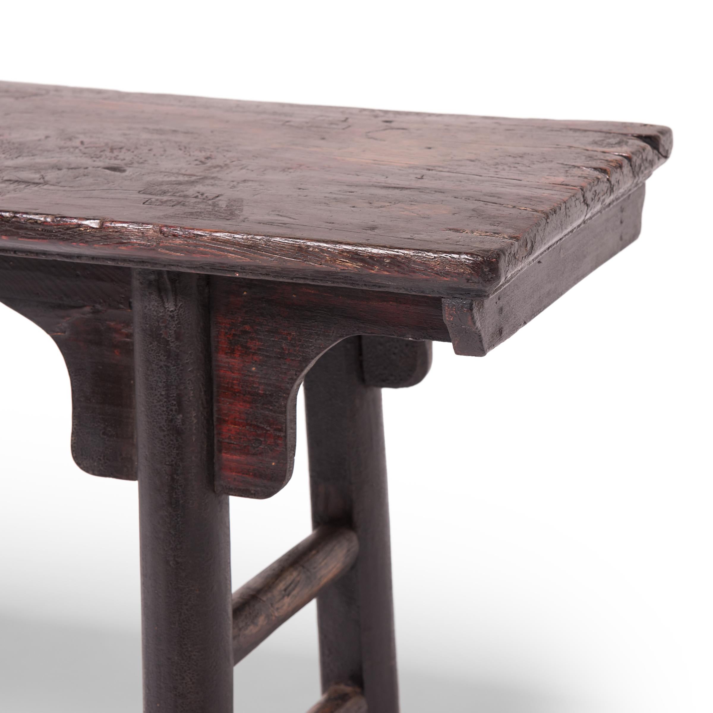 18th Century Ming Form Recessed Leg Table In Good Condition In Chicago, IL