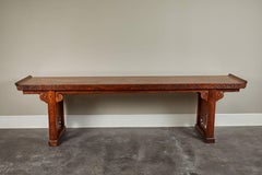 18th Century Ming Scroll Console Table