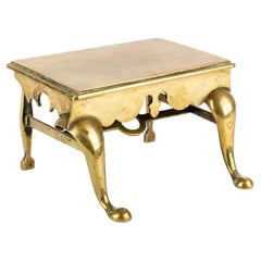 Dessous de plat miniature en laiton du 18e siècle