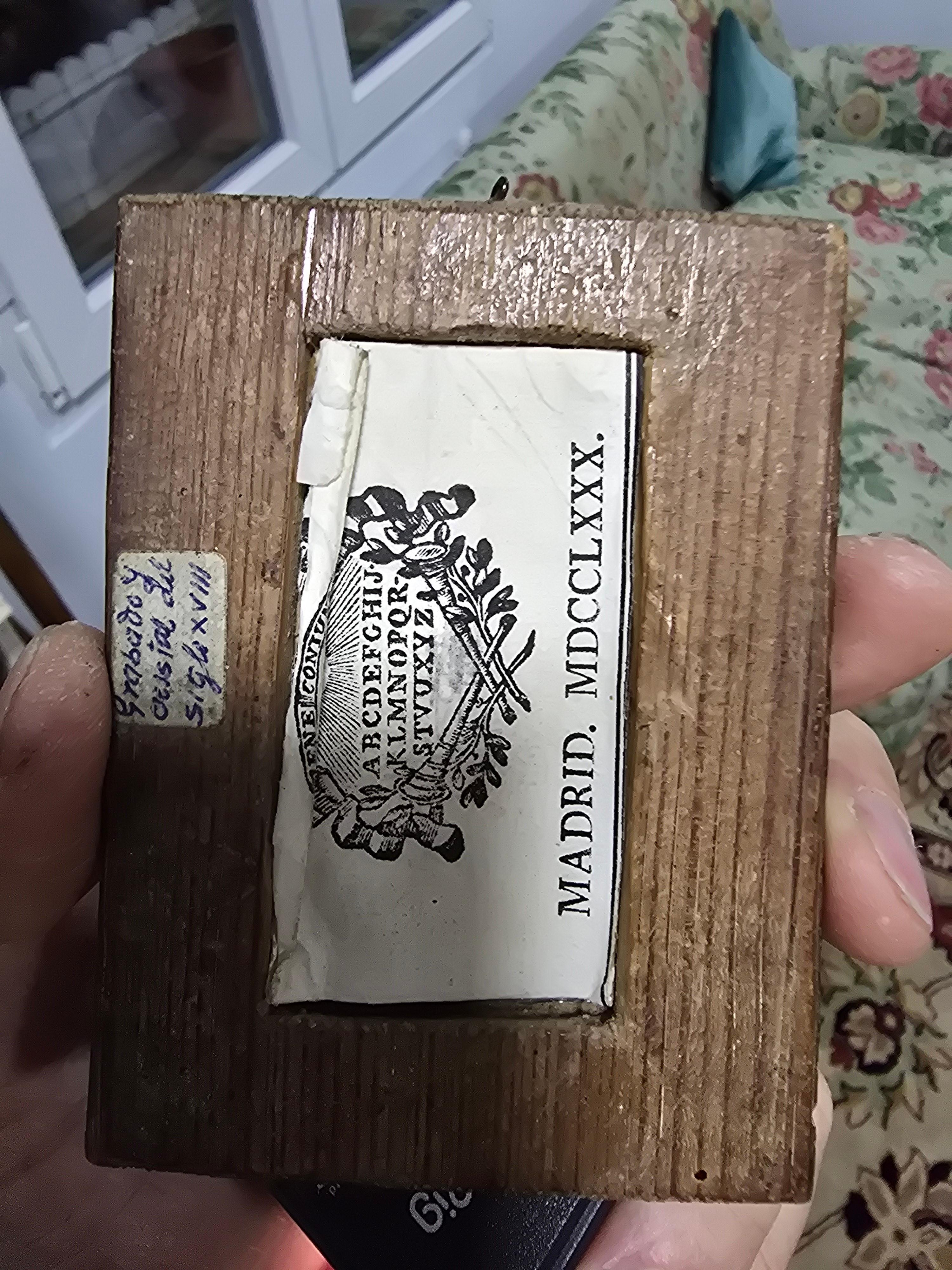 Grabado en miniatura del siglo XVIII - Madrid, 1758 Papel en venta
