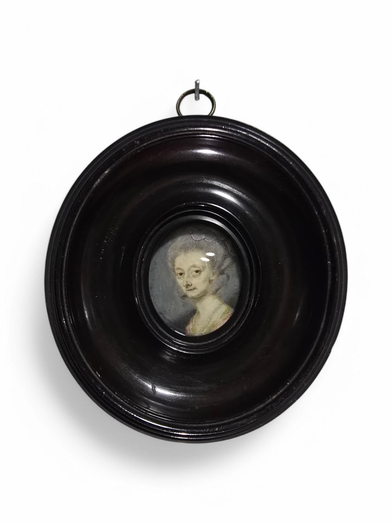 18th-Century Miniature Oil Painting – Possibly England For Sale 3
