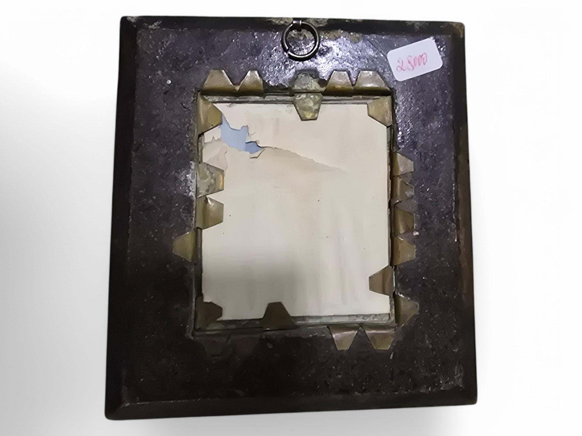 Pintura al óleo en miniatura del siglo XVIII - Virgen Dolorosa en venta 1