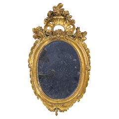18th Century Mirror Gilded Wood