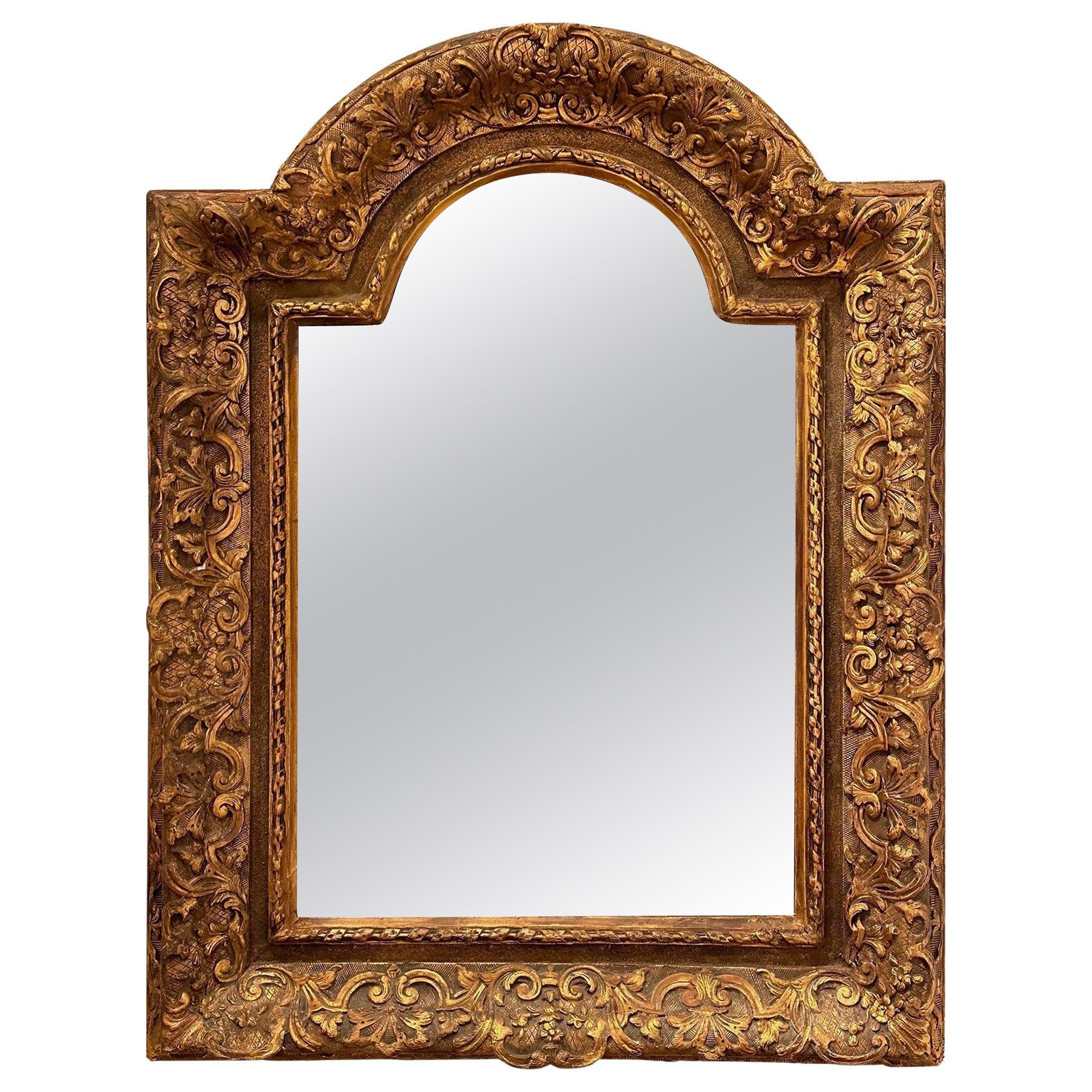 18th Century Mirror, Glass Replaced