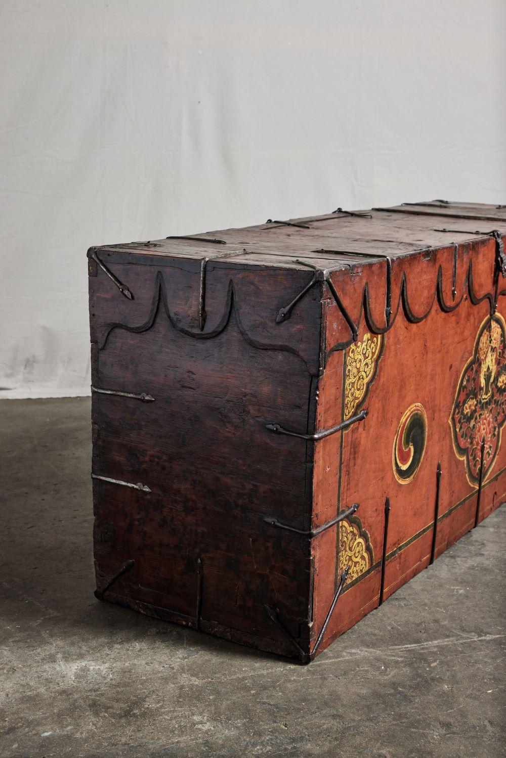 18th Century Monastery Trunk For Sale 6
