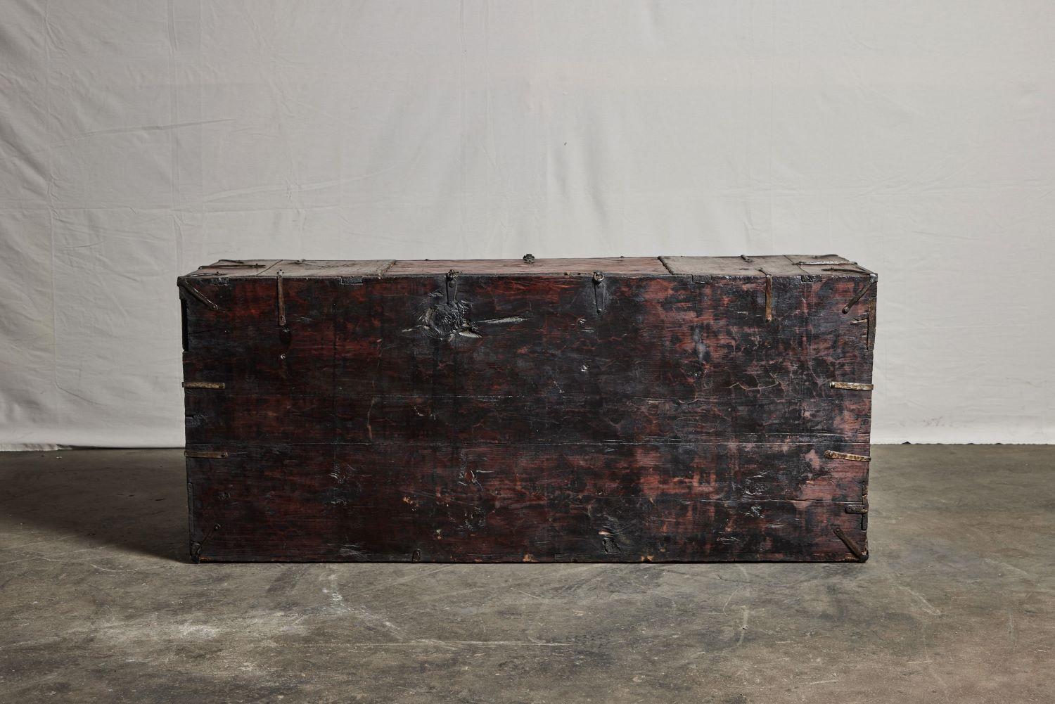 18th Century Monastery Trunk For Sale 8