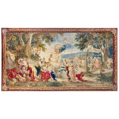 18th Century Monumental Antique Tapestry from Brussels, Wedding of Psyché