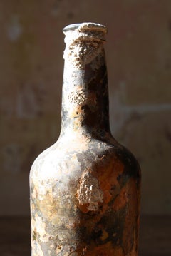 18th Century Mouth Blown Ship Wreck Wine Bottle Maritime Naval