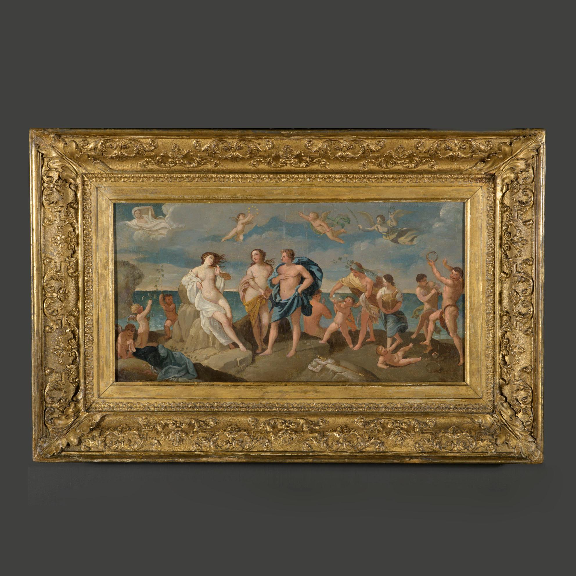 Baroque 18th Century Mythological Guido Reni Follower Painting
