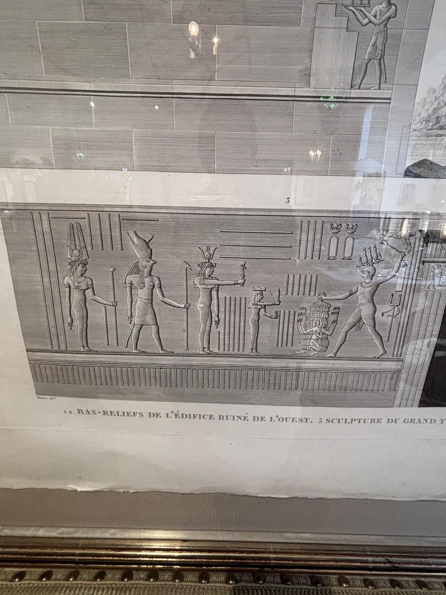 Grabados egipcios napoleónicos del siglo XVIII en venta 1