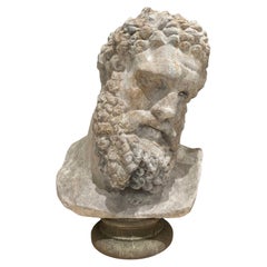 18th Century Napoli Bust of Hercules