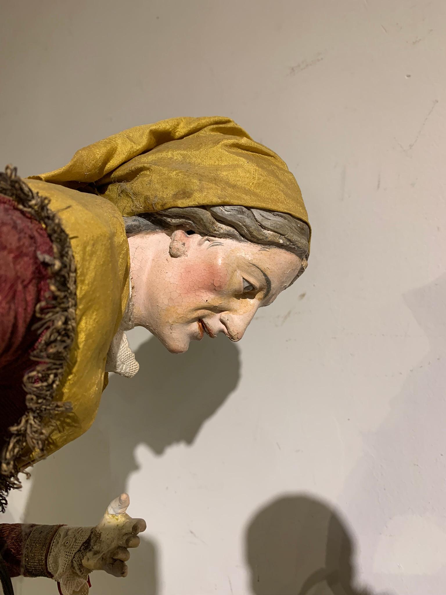 18th Century, Napolitan Nativity Sculptures For Sale 5