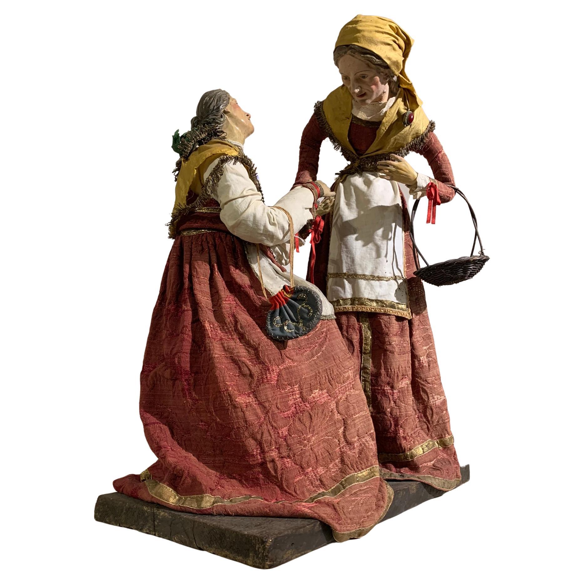 18th Century, Napolitan Nativity Sculptures For Sale