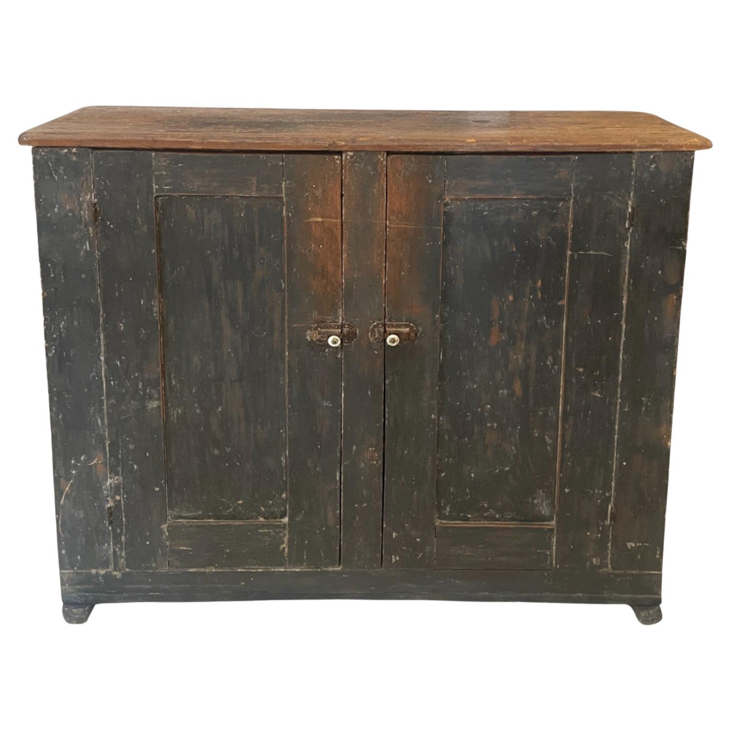 18th Century Narrow Storage Cupboard For Sale