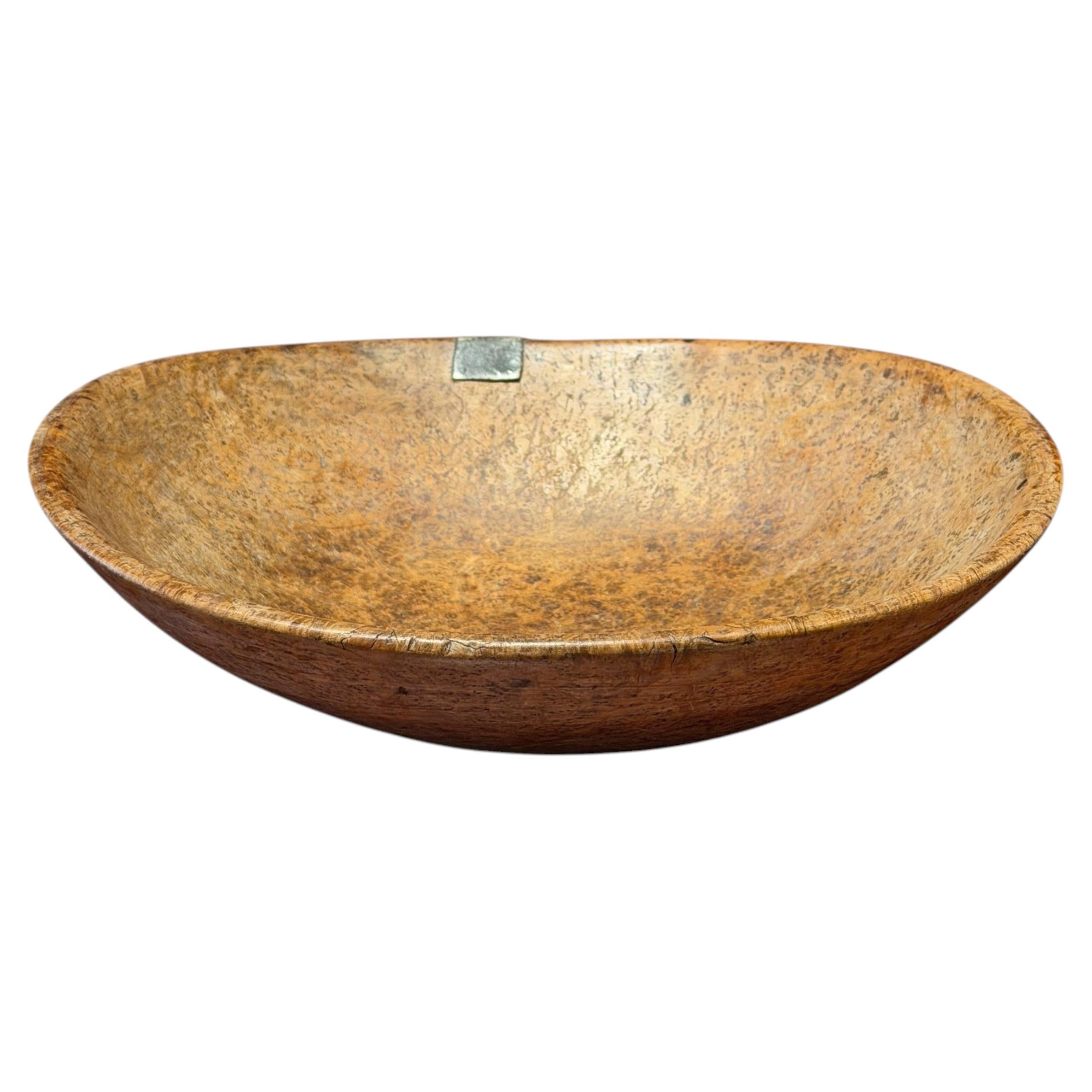 18th Century Native American Ash Burl Bowl