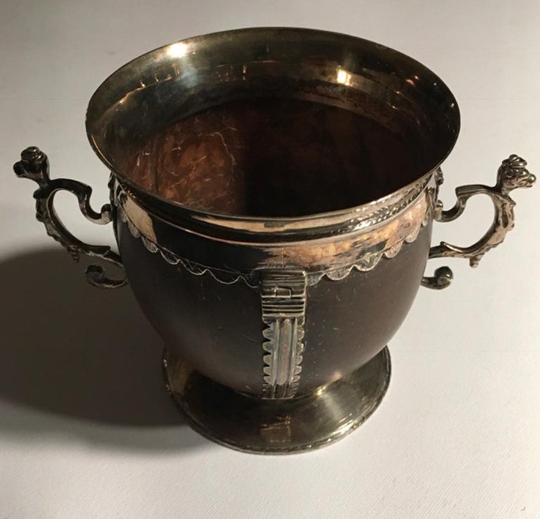 18th Century Natural Coconut Shell Wood and Silver ... It's really not a hot idea as it tends to shield and spark, williams said.