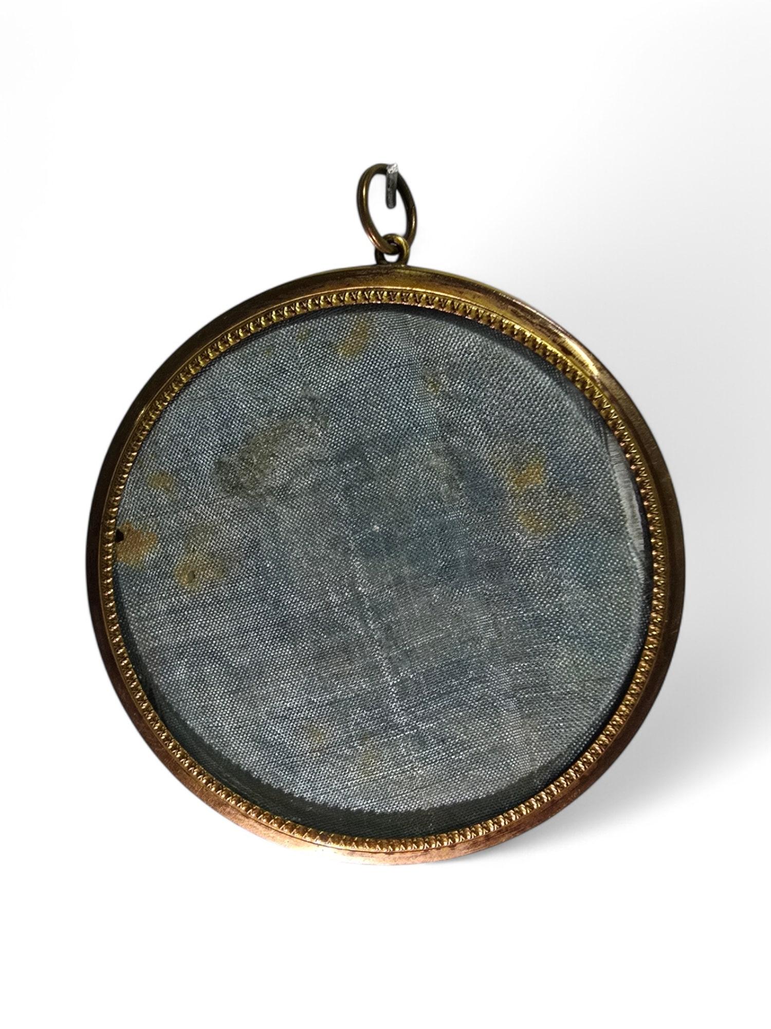 Mid-18th Century 18th-Century Naval Officer Oil Portrait Miniature For Sale