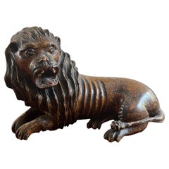 18th Century Neapolitan Lion Sculpture