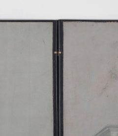 18th Century Neo-Classical Italian Grisaille Screen