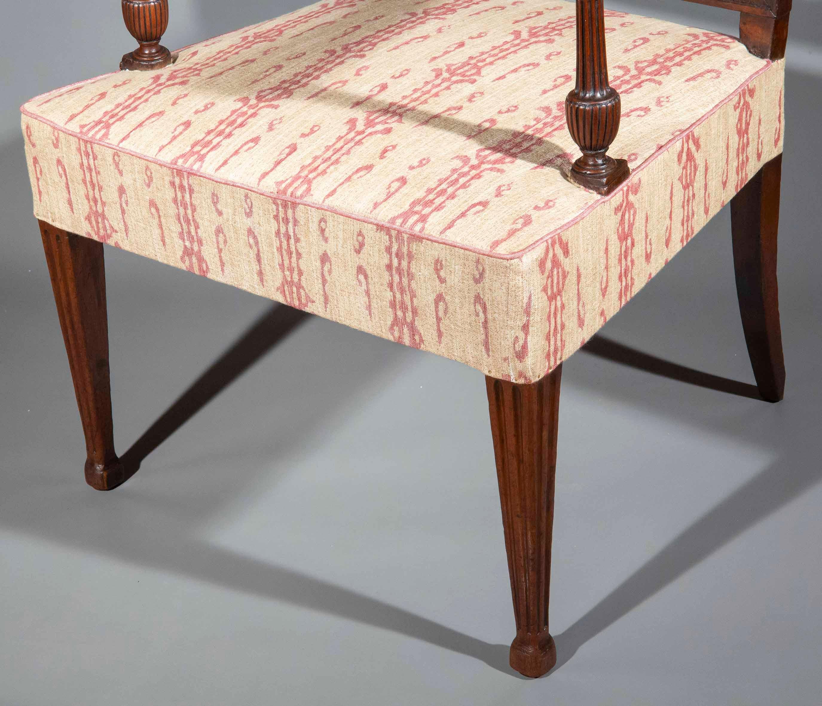 Fauteuil néoclassique du 18e siècle en vente 6