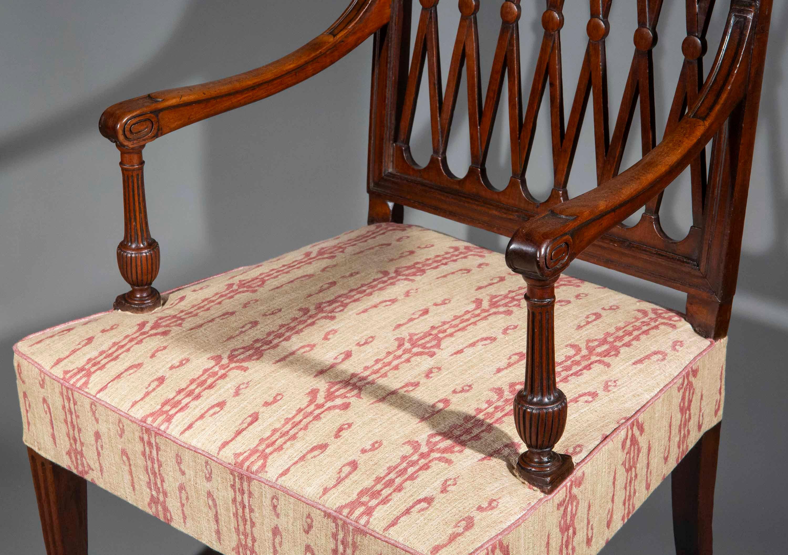 Fauteuil néoclassique du 18e siècle Bon état - En vente à Richmond, London