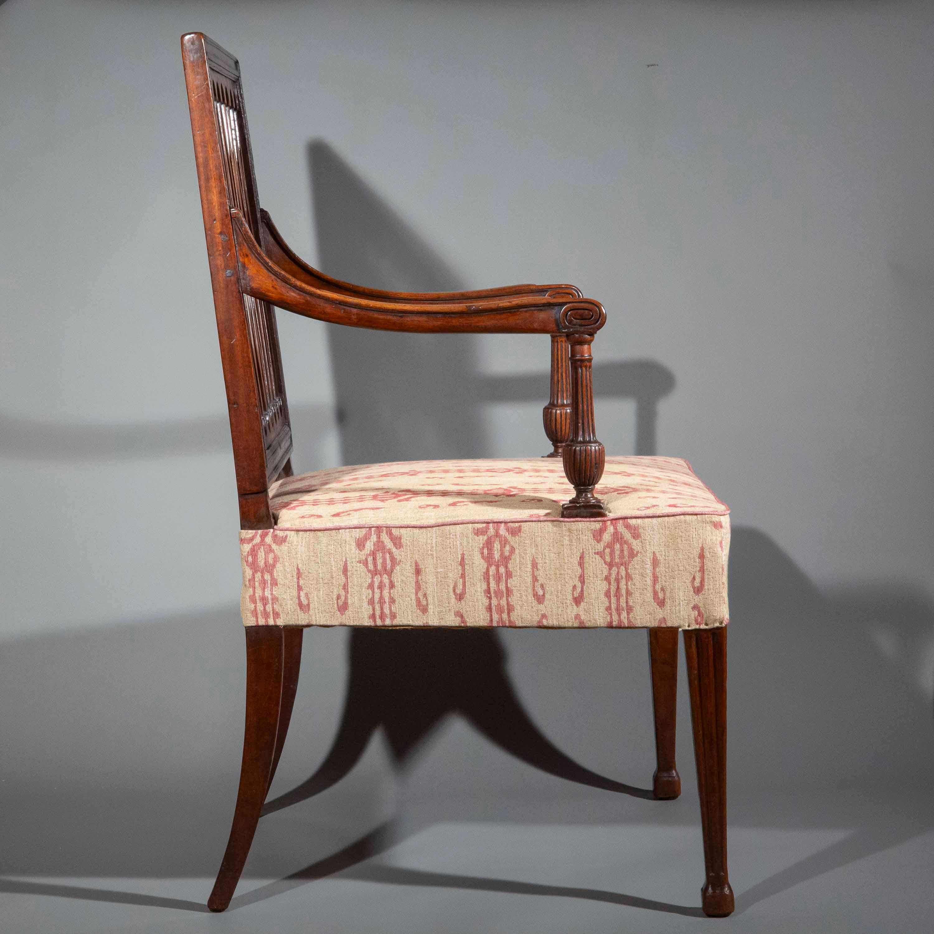 XVIIIe siècle Fauteuil néoclassique du 18e siècle en vente