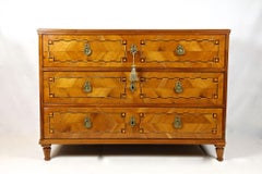 18th Century Neoclassical Chest Of Drawers, Cherrywood, Austria circa 1790