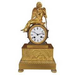 18th CENTURY NEOCLASSICAL CLOCK WITH CUPID