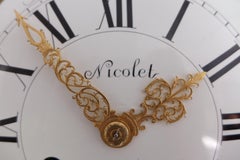18th Century Neoclassical French Louis XVI Gilt Bronze Cartel Clock