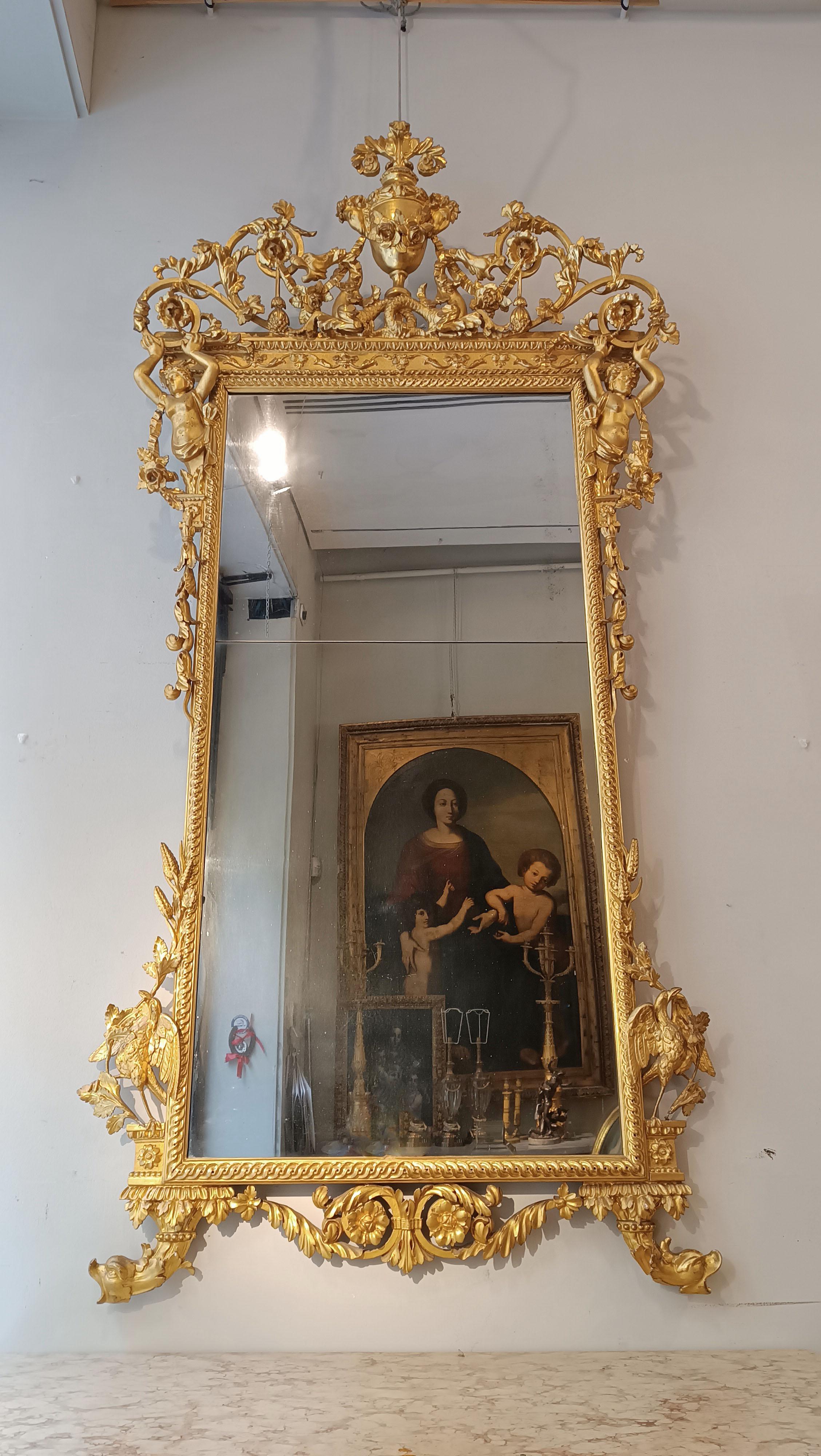 Neoclassical Revival 18th CENTURY NEOCLASSICAL MIRROR  For Sale