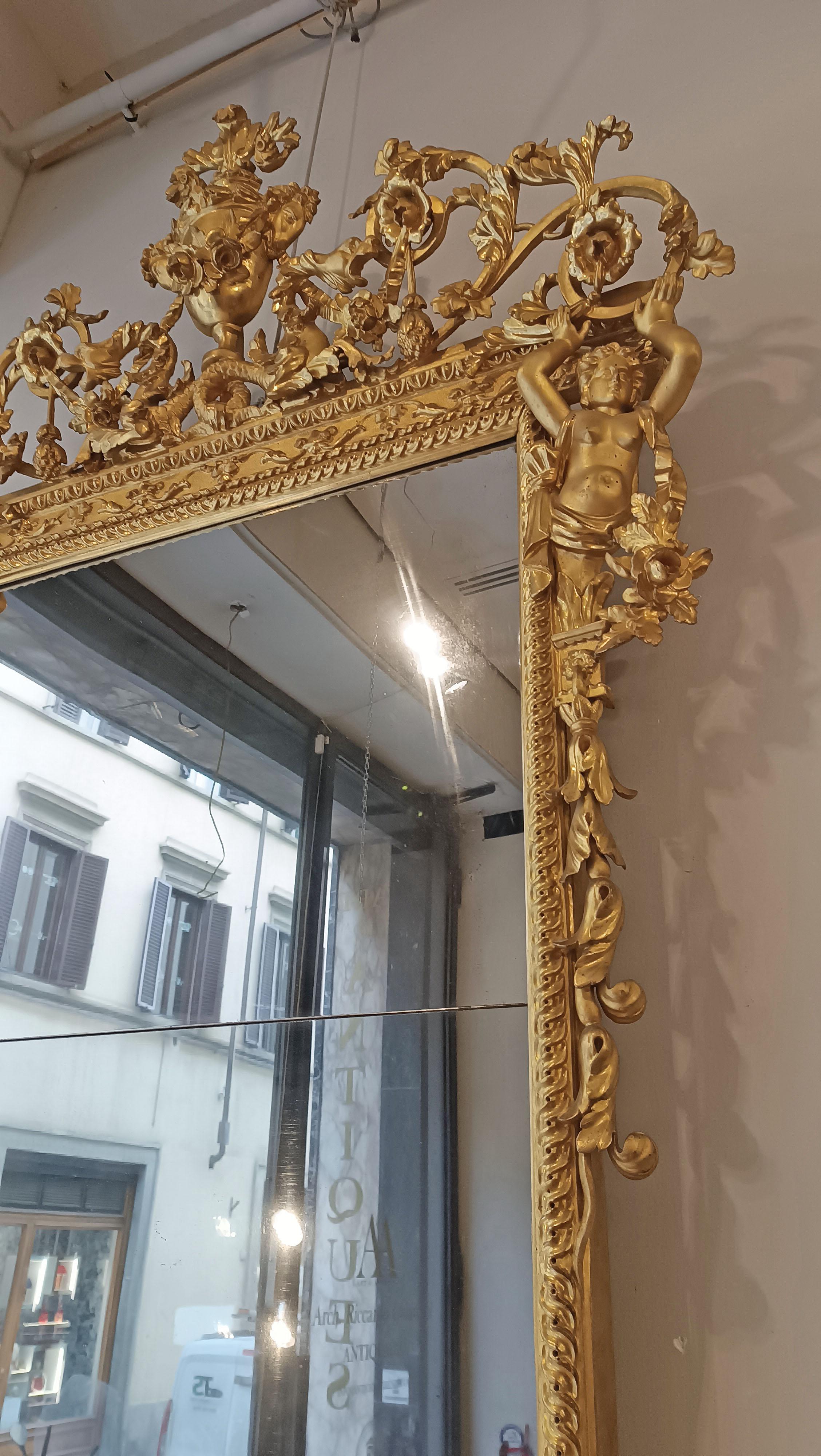 18th CENTURY NEOCLASSICAL MIRROR  In Good Condition For Sale In Firenze, FI