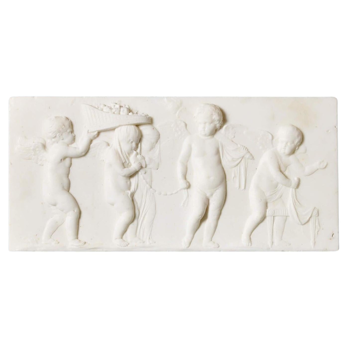 18th Century Neoclassical Statuary Marble Tablet