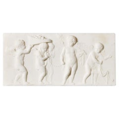 Tablette en marbre statuaire néoclassique du 18e siècle