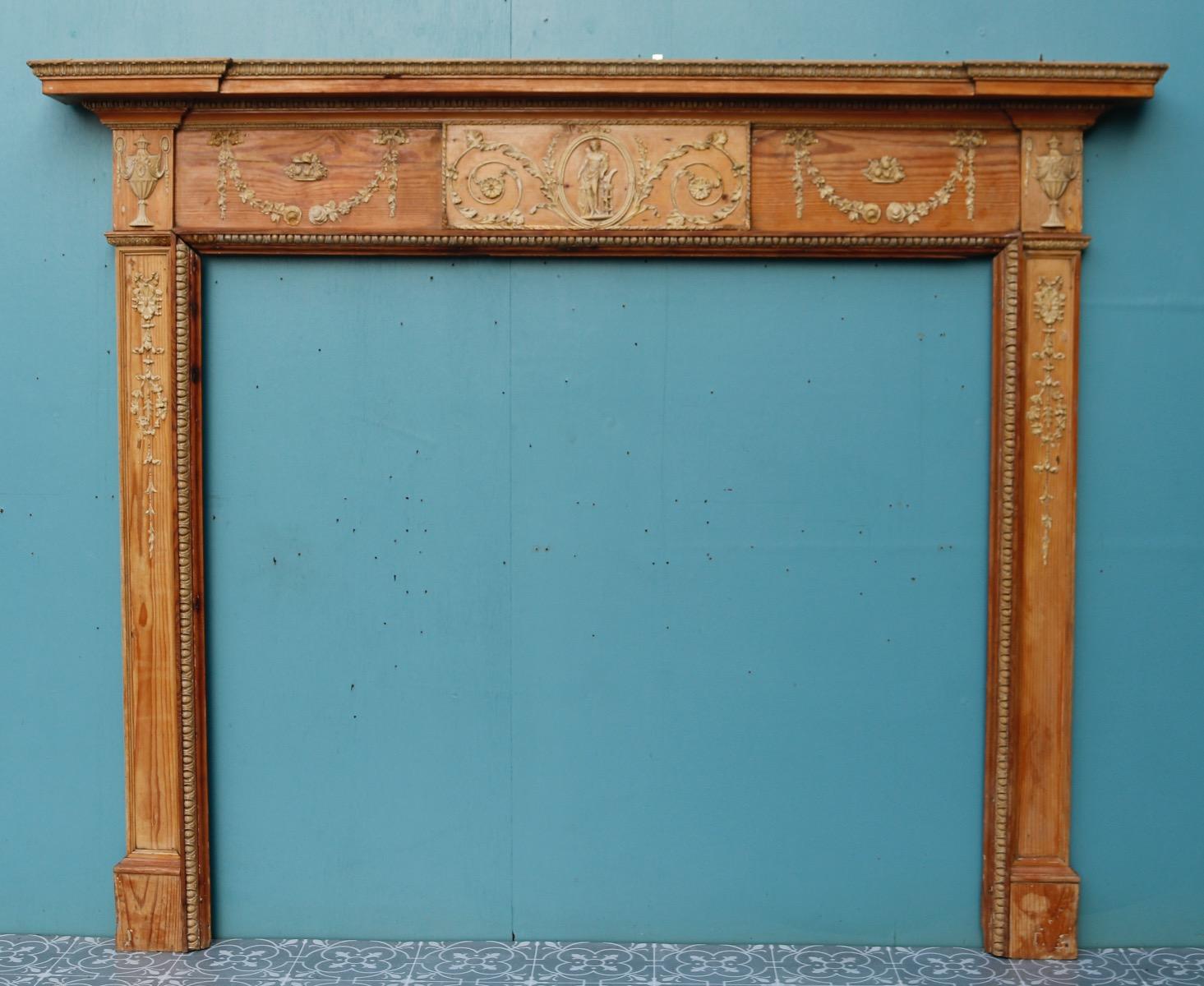 18th Century Neoclassical Style Mantel 6