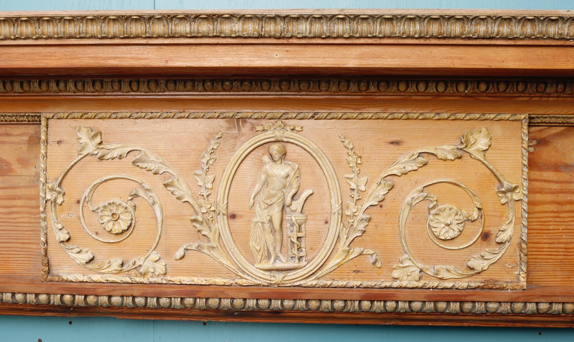 18th Century Neoclassical Style Mantel In Fair Condition In Wormelow, Herefordshire