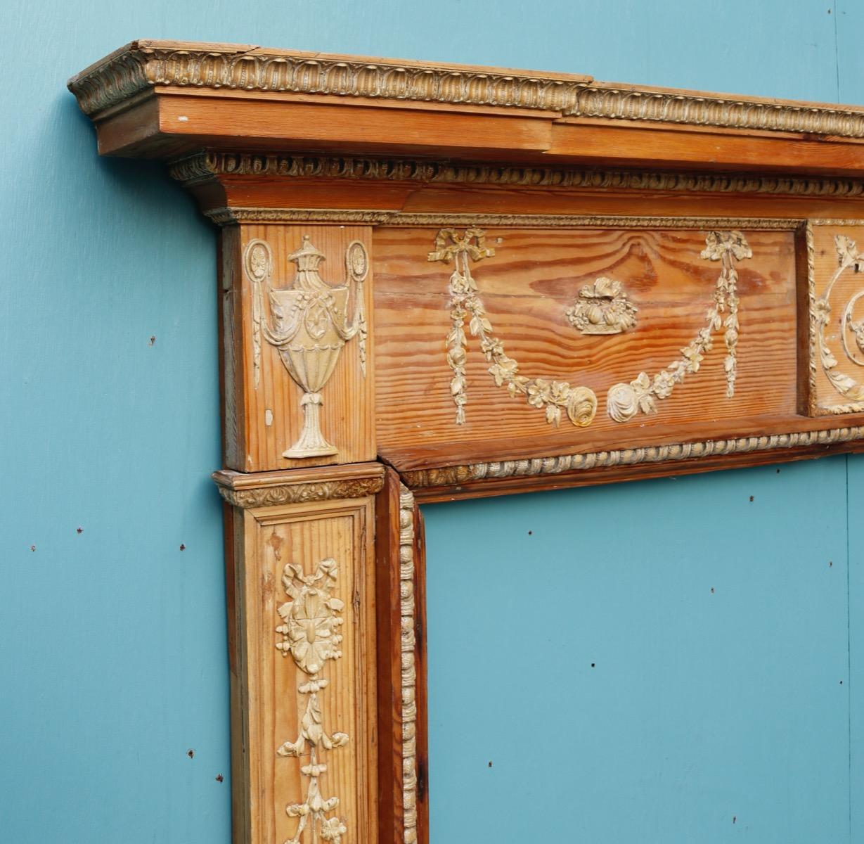 18th Century Neoclassical Style Mantel 5
