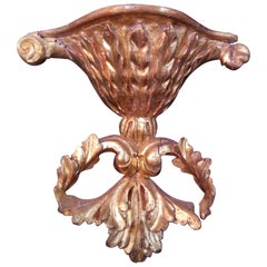Antique 18th Century Neoclassical Wall Shelf