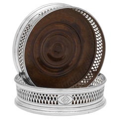 Posavasos neoclásicos del siglo XVIII - Hallmarked in 1790