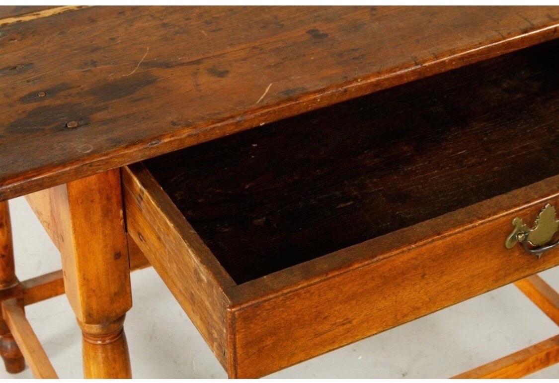 American 18th Century New England Maple and Pine Tavern Table