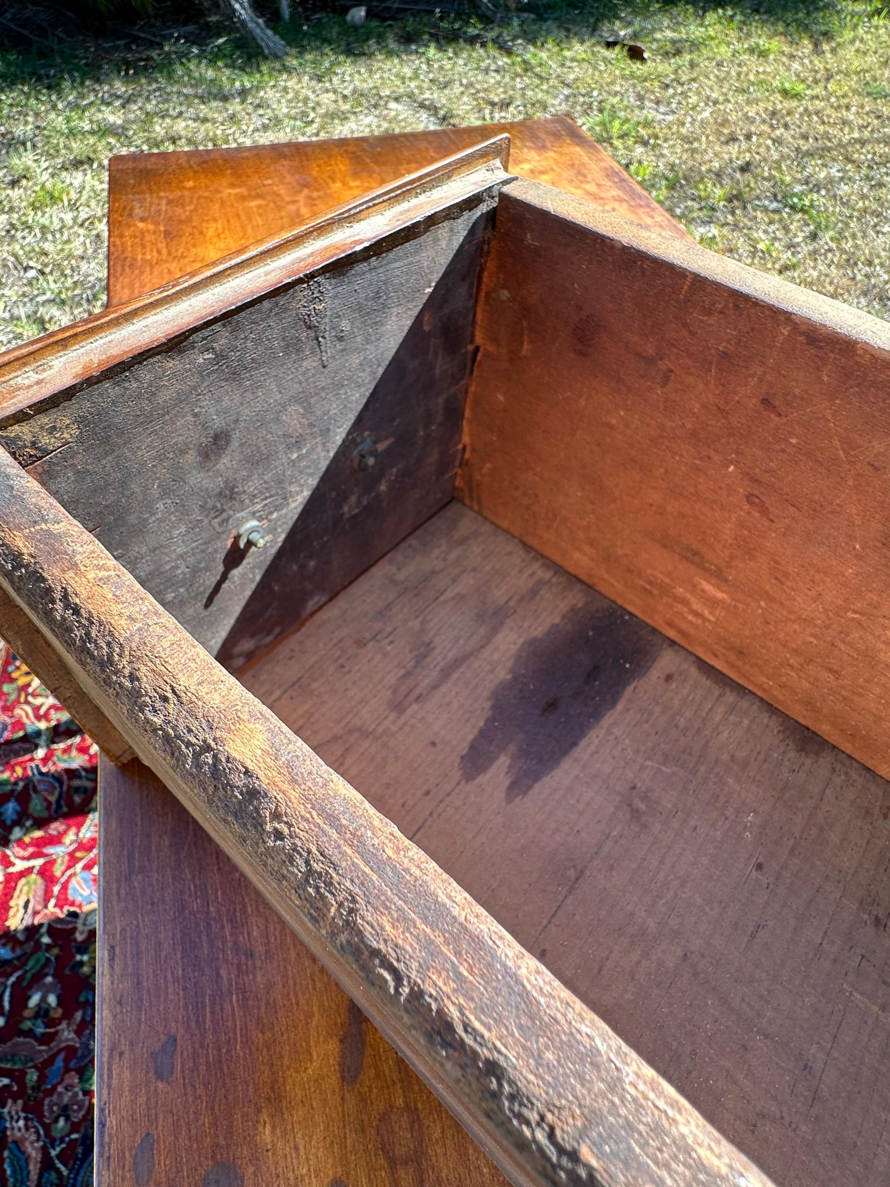 18th Century New England Queen Anne Cherry Lowboy For Sale 4