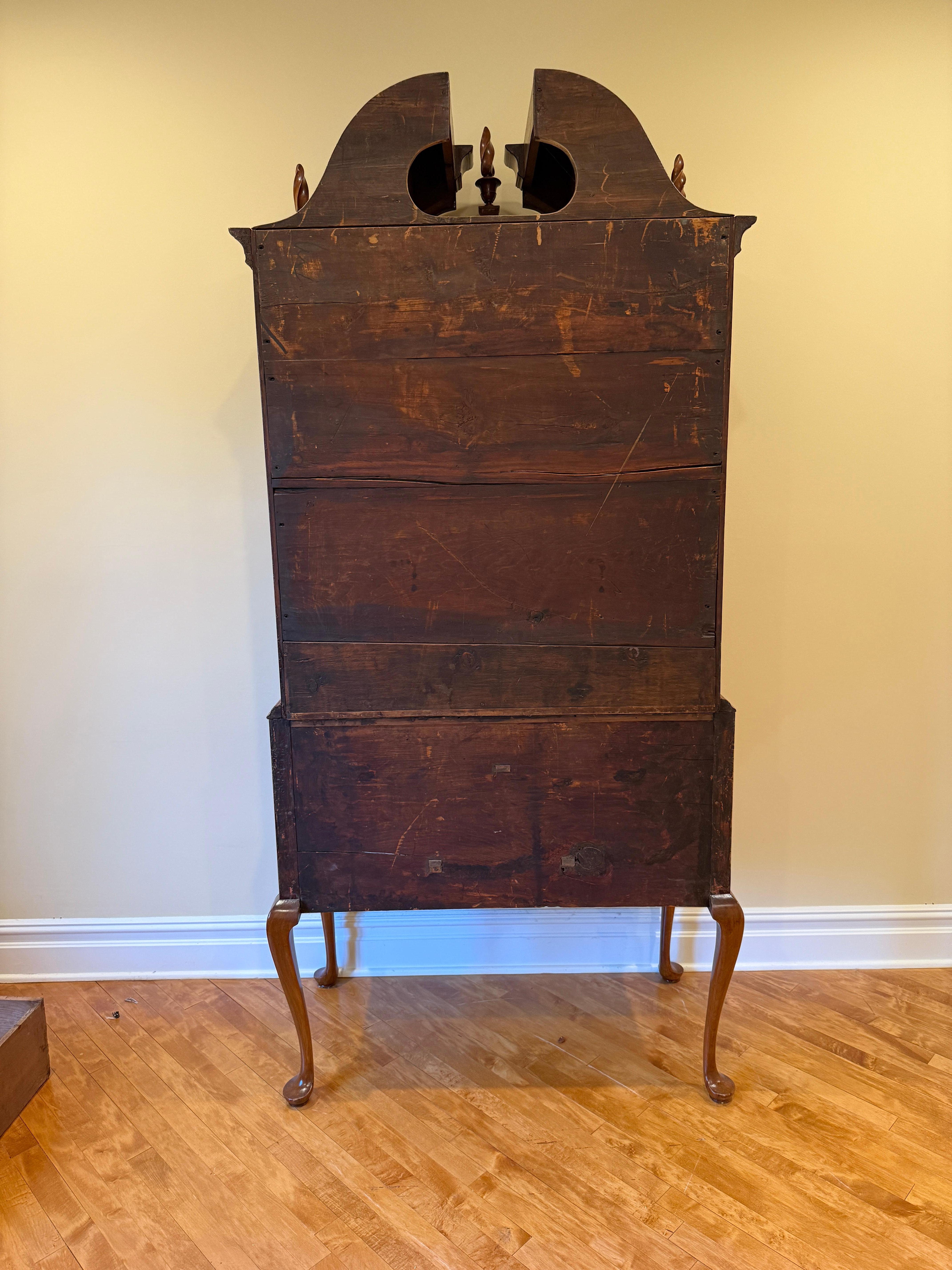 18th Century New England Queen Anne Highboy For Sale 13