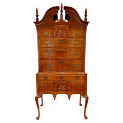 Antique 18th Century New England Queen Anne Highboy