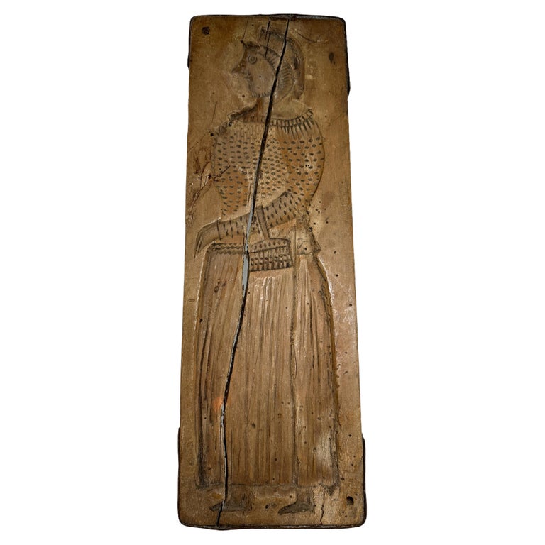 18th Century Noblewoman Man Wooden Gingerbread Cookie Speculaas
