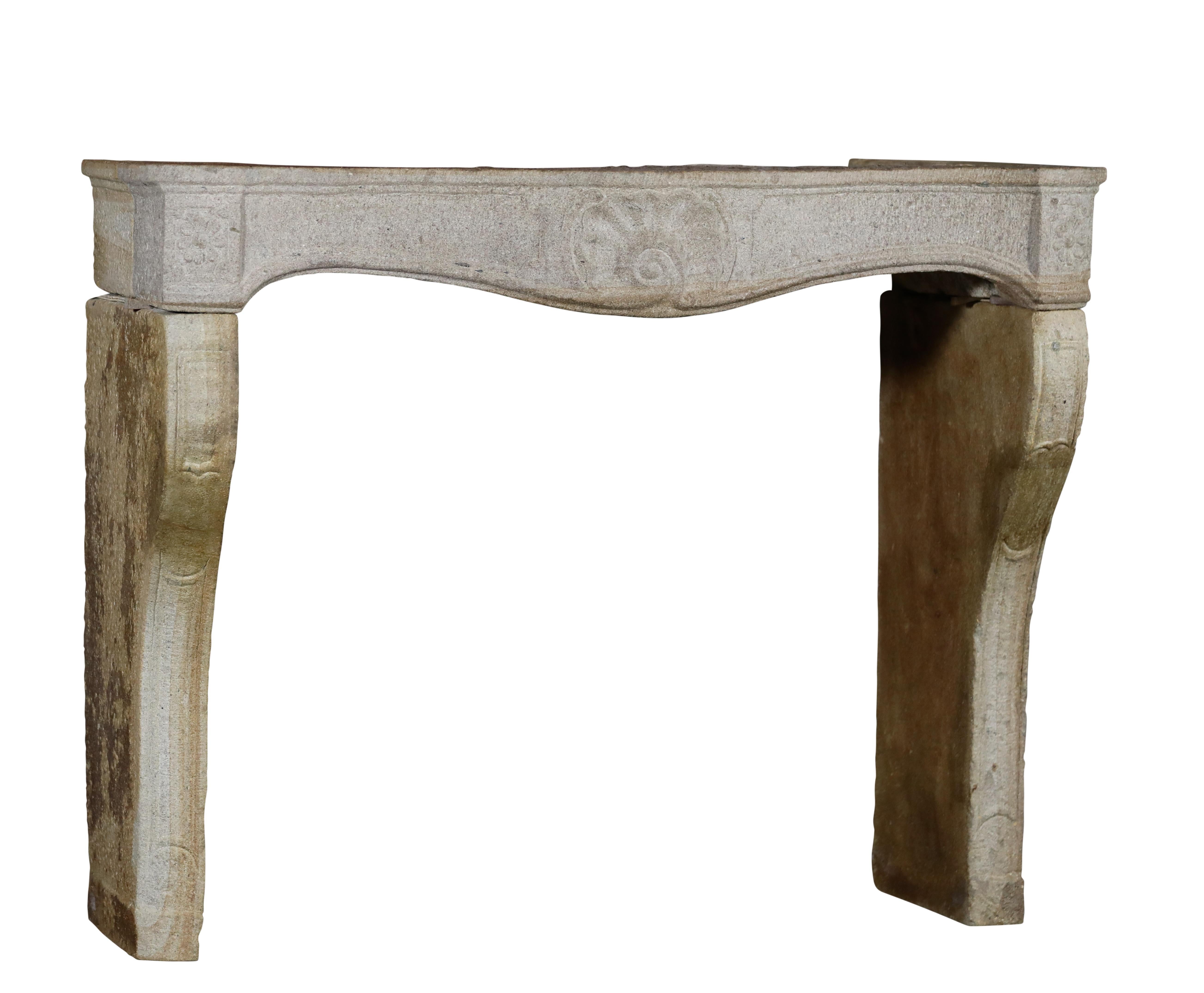 18th Century Normandy Granite Fireplace For Rustic Slow Living Interior Design For Sale 6