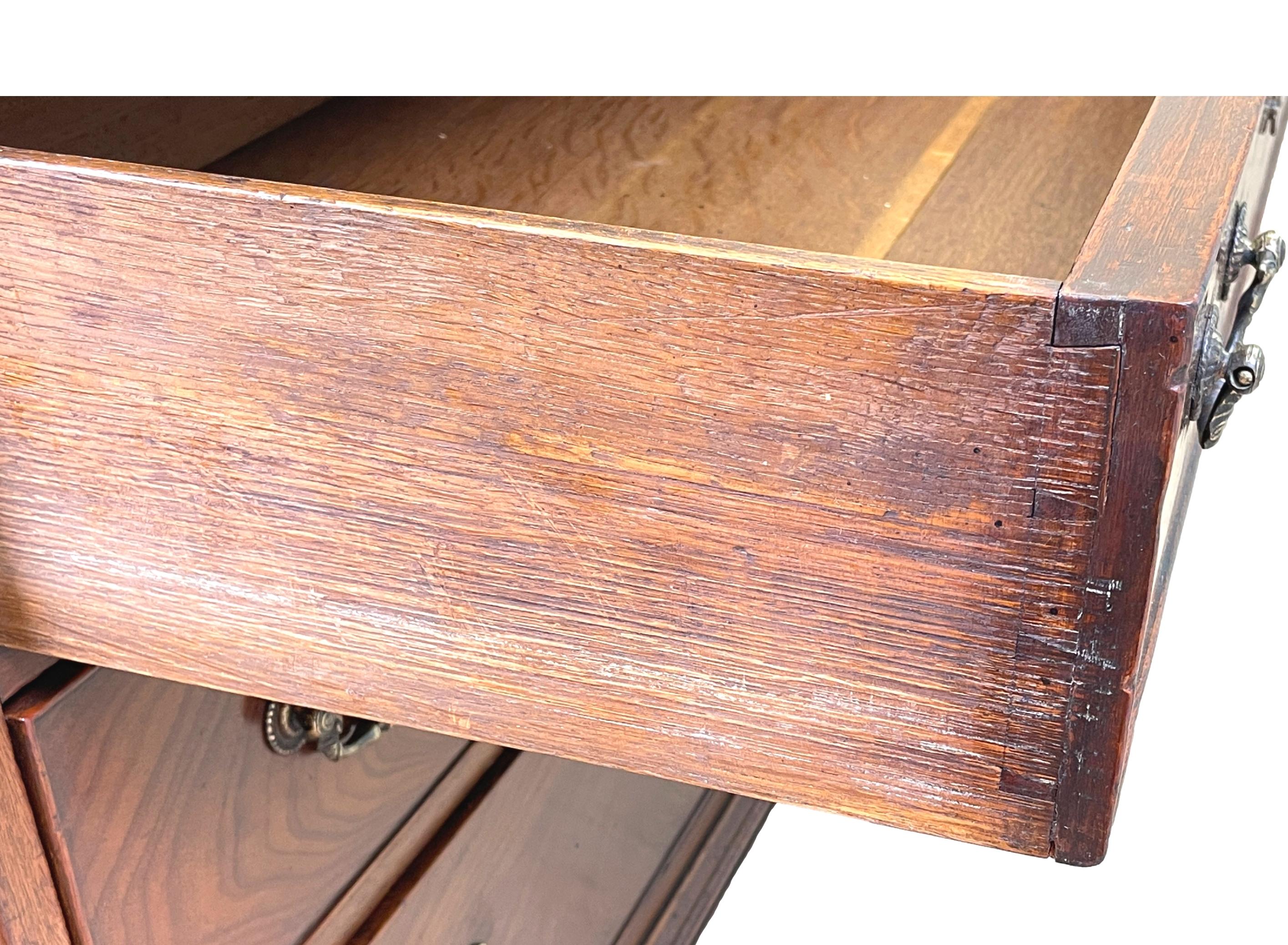 18th Century North Country Mahogany Chest For Sale 3