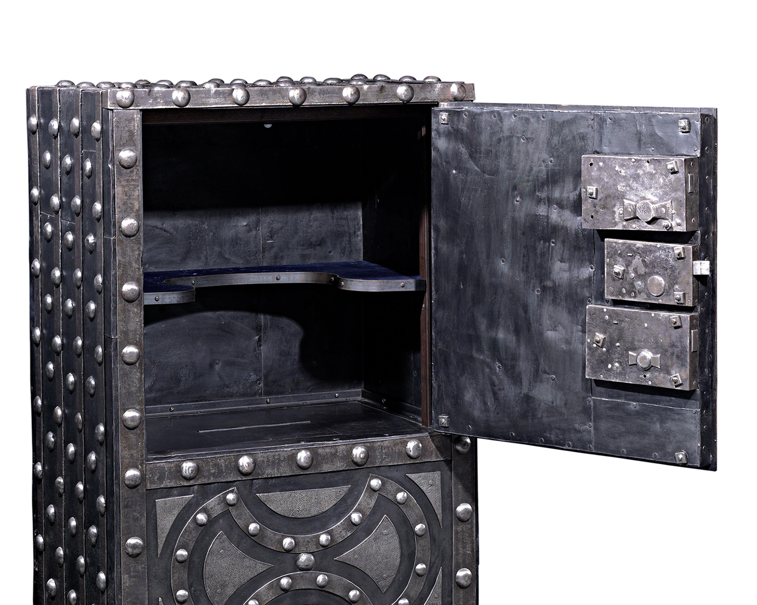 18th Century and Earlier 18th Century Northern Italian Iron Safe