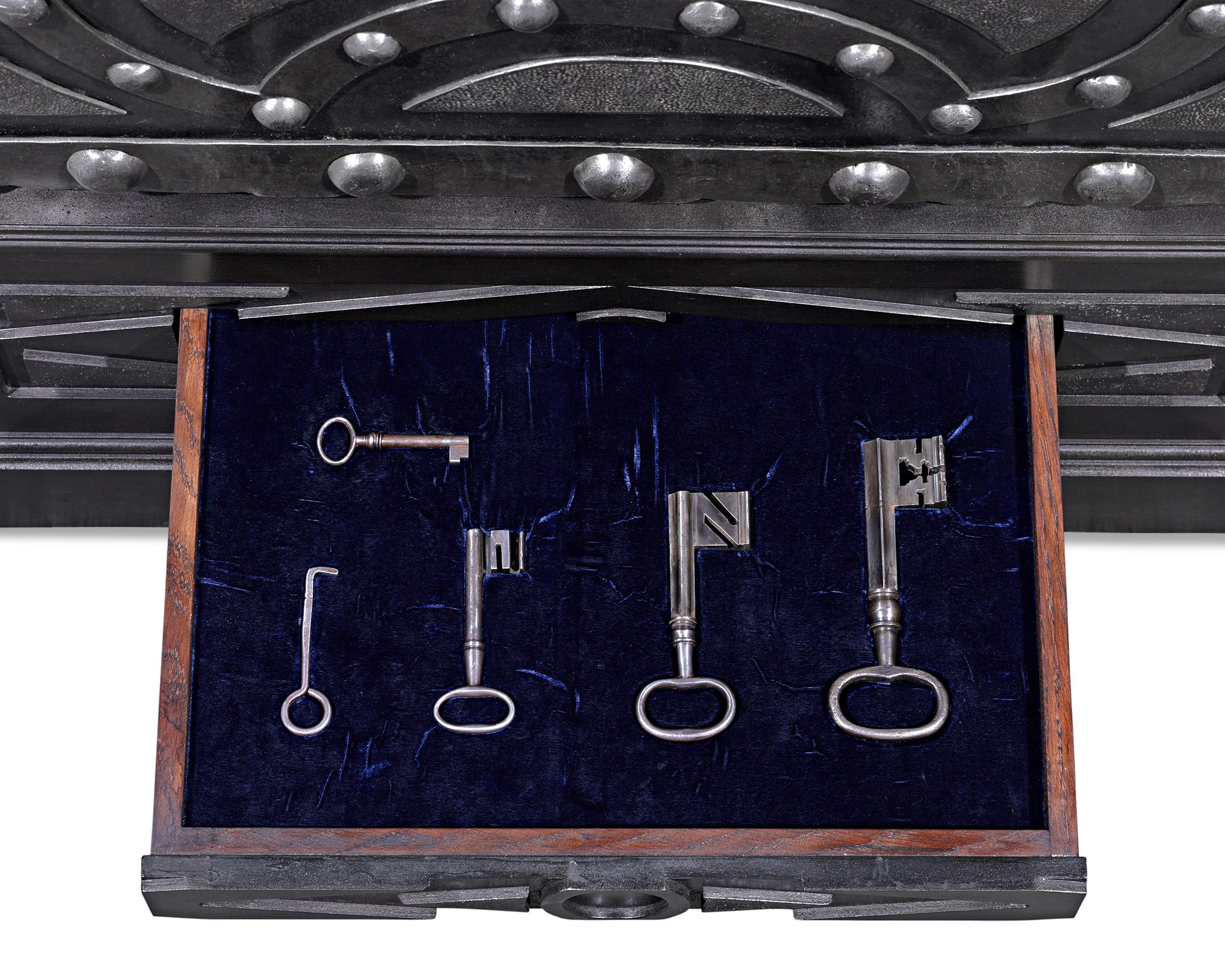 18th Century Northern Italian Iron Safe 4