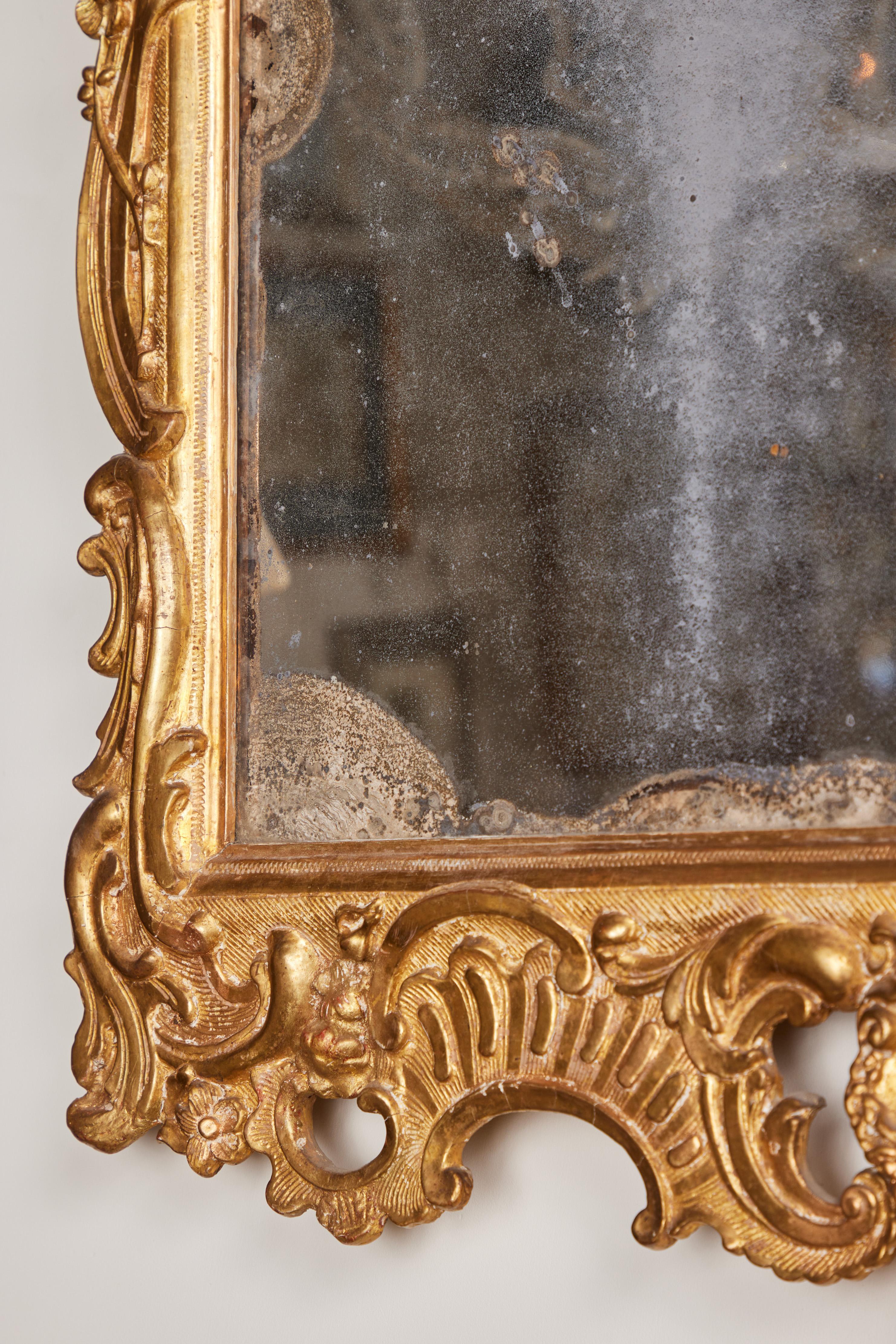 Hand-Carved 18th Century, Northern Italian Mirrors For Sale